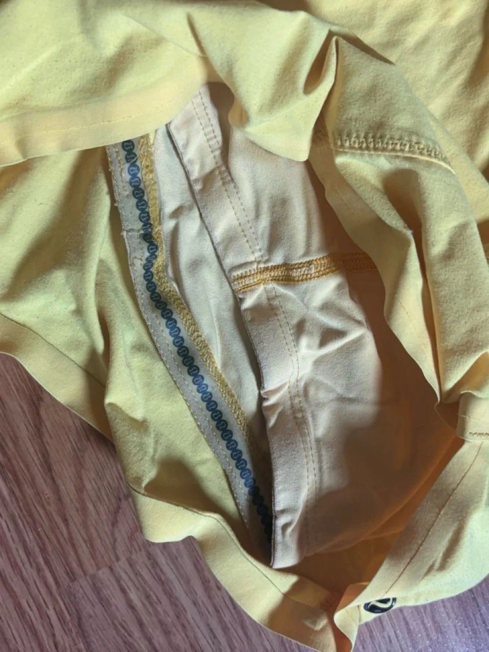 lululemon athletica Yellow Athletic Shorts